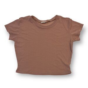 Free People Sheer Cropped Top Size Small